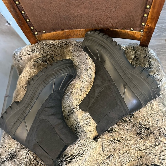 GANNI Outdoor Chelsea Black Designer Boots, Size 40/10 - Picture 8 of 13